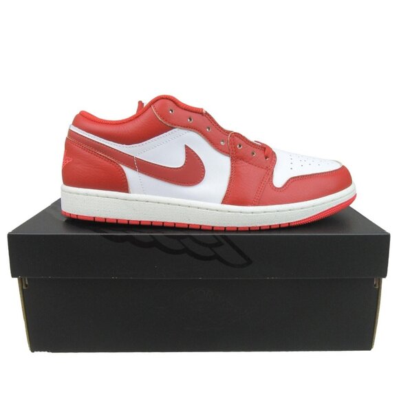 Jordan Other - Air Jordan 1 Low SE Sneakers Mens Size 11 White Sail Lobster Red NEW